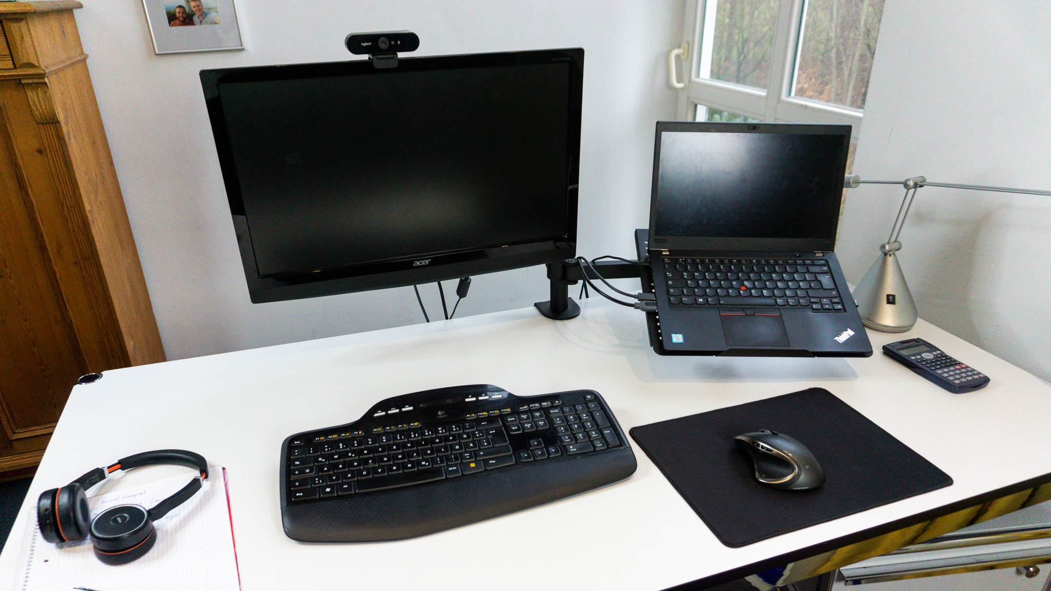 Monitorständer 2 Monitore Schreibtischaufsatz Monitorerhöhung  Bildschirmständer