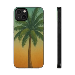Tropical Palm Handyhülle | Summer Vibes, Beach Lover Gift, Phone Accessories, Boho Style, Eco-Friendly Case